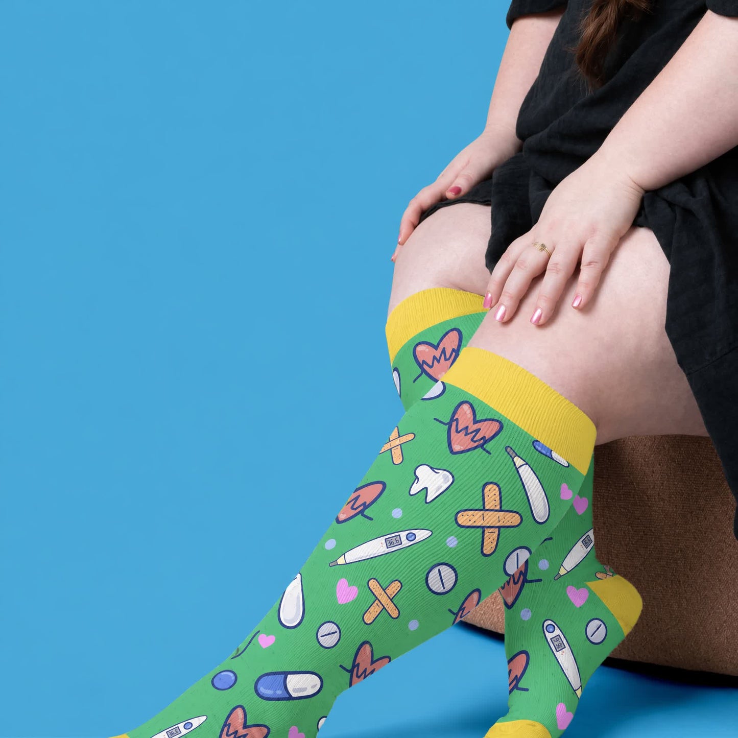 Plusock Plus Size Healthcare Compression Socks - image 1