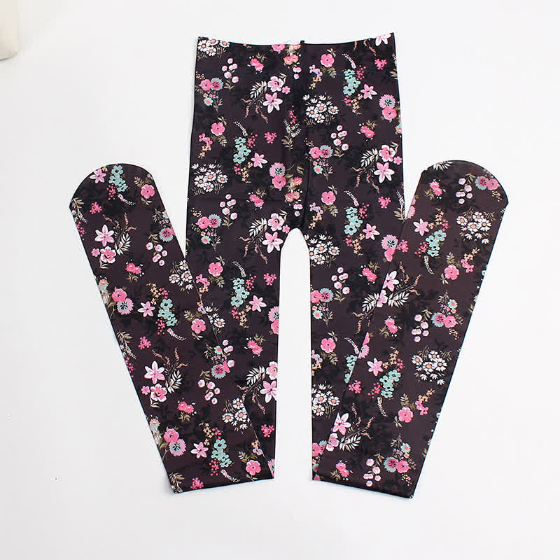 Plusock Floral Shaping Daily Pantyhose - image 1