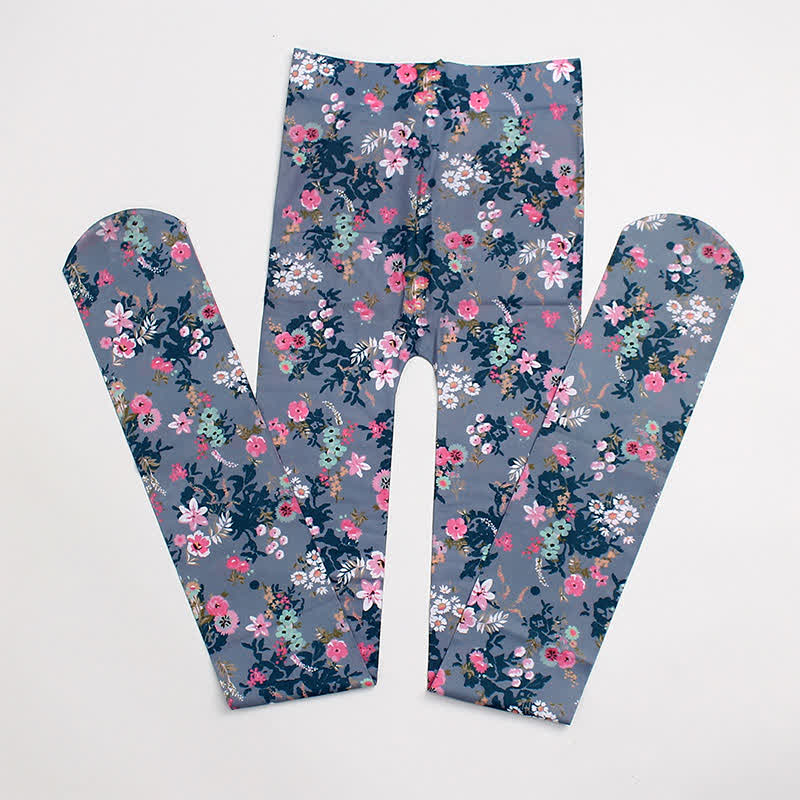 Plusock Floral Shaping Daily Pantyhose - image 3