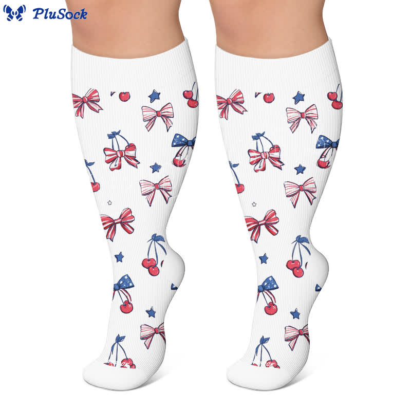 Plusock Plus Size Independence Balloons Compression Socks - image 6