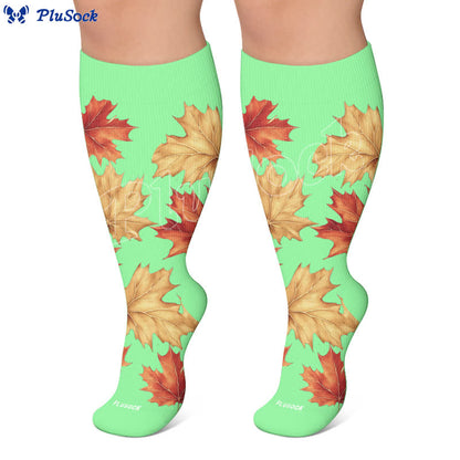 Plusock Plus Size Botanical Compression Socks - image 7