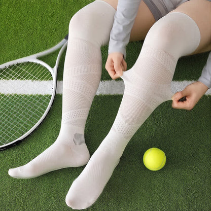 Plusock Breathable Over Knee Compression Socks(2 Pairs) - image 1