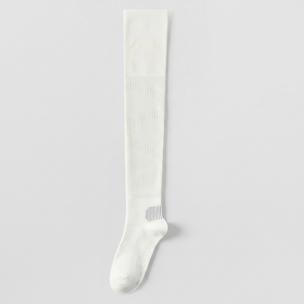 Plusock Breathable Over Knee Compression Socks(2 Pairs) - White - EU36-39(US3-6) - image 5