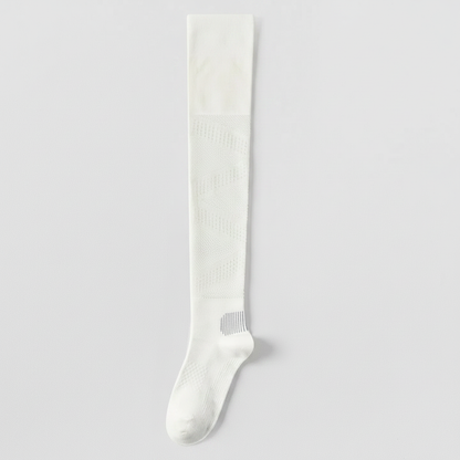 Plusock Breathable Over Knee Compression Socks(2 Pairs) - White - EU36-39(US3-6) - image 5