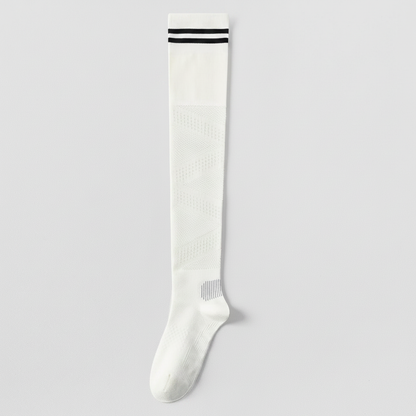 Plusock Breathable Over Knee Compression Socks(2 Pairs) - White-A - EU36-39(US3-6) - image 6