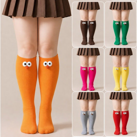 Plusock Cute Animal Knee High Socks(4 Pairs) - Multicolor - EU35-40(US2-7) - image 0