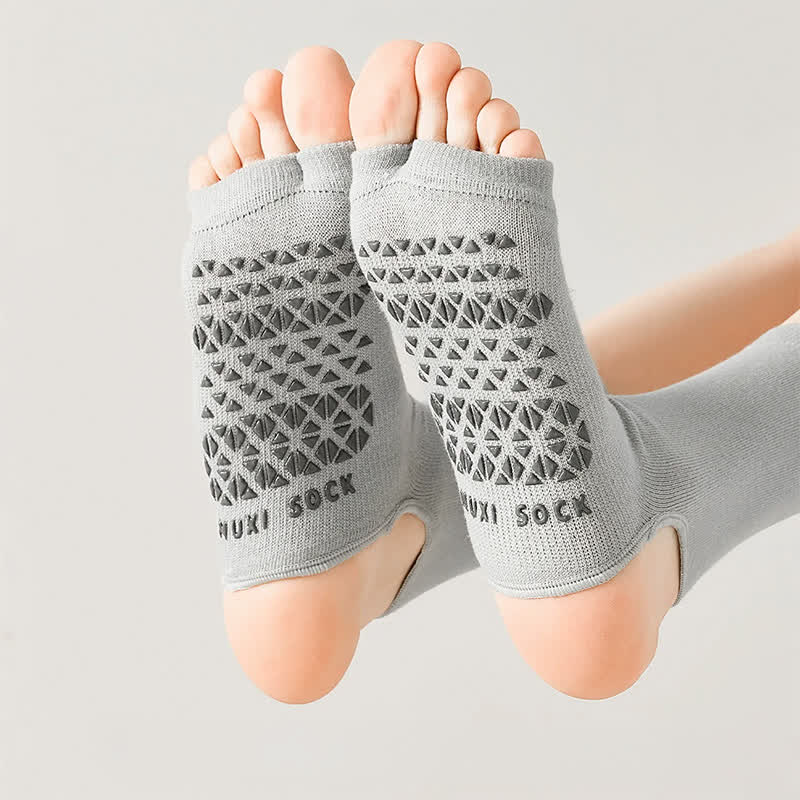 Plusock Breathable Knit Casual Grip Socks (3 Pairs) - image 1