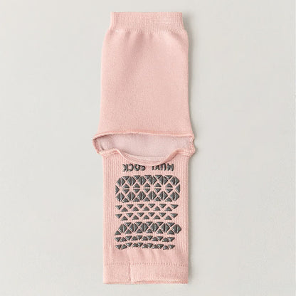 Plusock Breathable Knit Casual Grip Socks (3 Pairs) - Pink - One Size - image 3