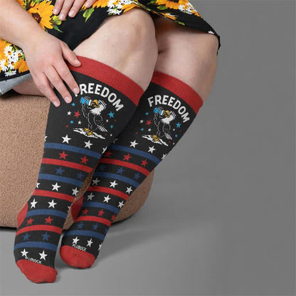 Plusock Plus Size Patriotic Compression Socks - image 3