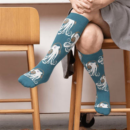 Plusock Plus Size Trendy Octopus Compression Socks - image 1