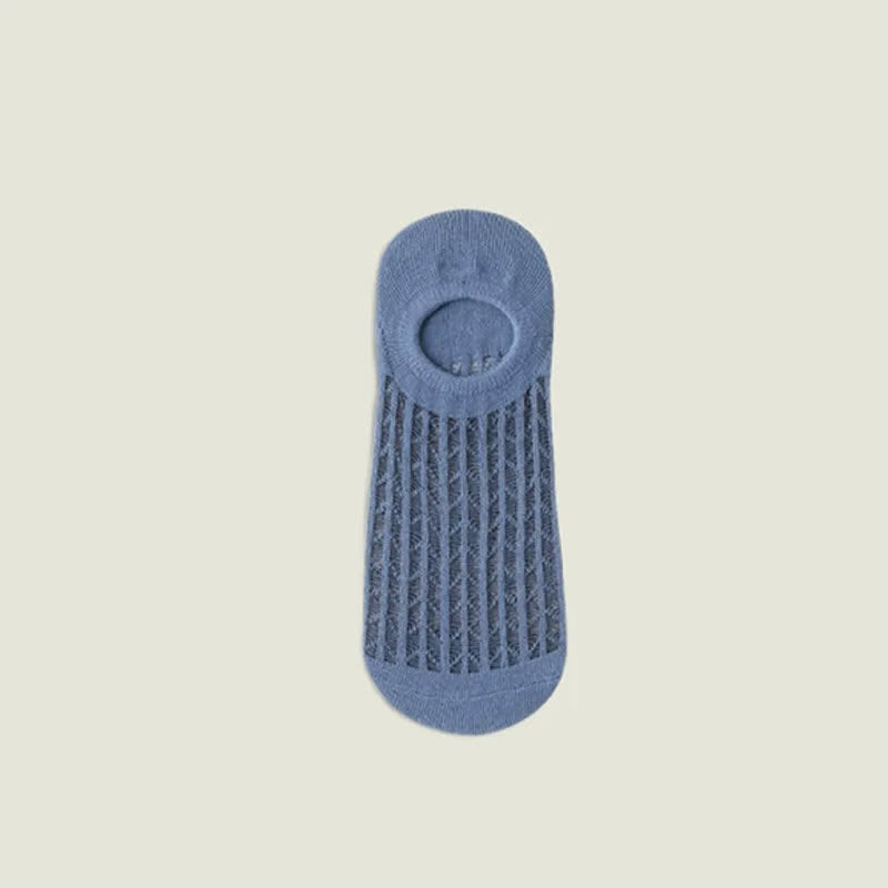 Plusock Breathable Mesh No Show Socks(7 Pairs) - Dark Blue - EU36-43(US3-9) - image 8
