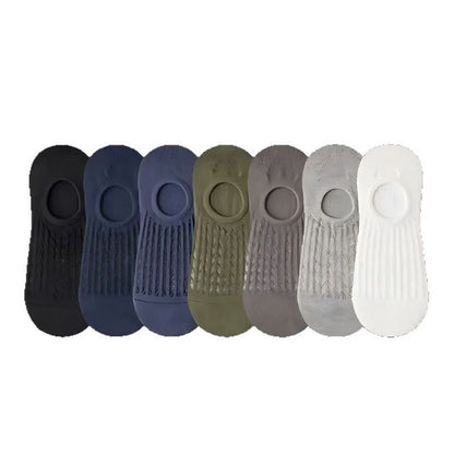 Plusock Breathable Mesh No Show Socks(7 Pairs) - Multicolor - EU36-43(US3-9) - image 10