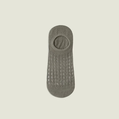 Plusock Breathable Mesh No Show Socks(7 Pairs) - Army Green - EU36-43(US3-9) - image 2