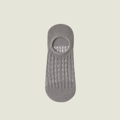 Plusock Breathable Mesh No Show Socks(7 Pairs) - Dark Grey - EU36-43(US3-9) - image 7