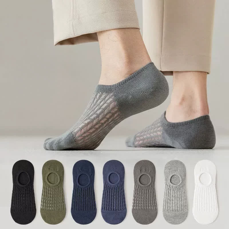Plusock Breathable Mesh No Show Socks(7 Pairs) - image 0