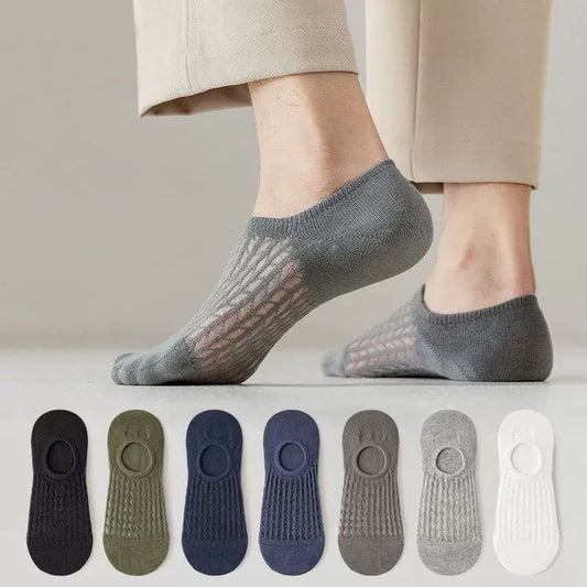 Plusock Breathable Mesh No Show Socks(7 Pairs) - image 0