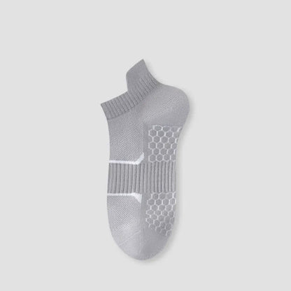 Plusock Breathable Grip Ankle Socks(6 Pairs) - Light Gray - EU38-44(US5-10) - image 6