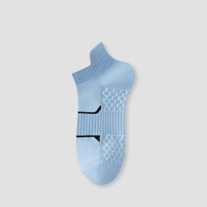 Plusock Breathable Grip Ankle Socks(6 Pairs) - Light Blue - EU38-44(US5-10) - image 4