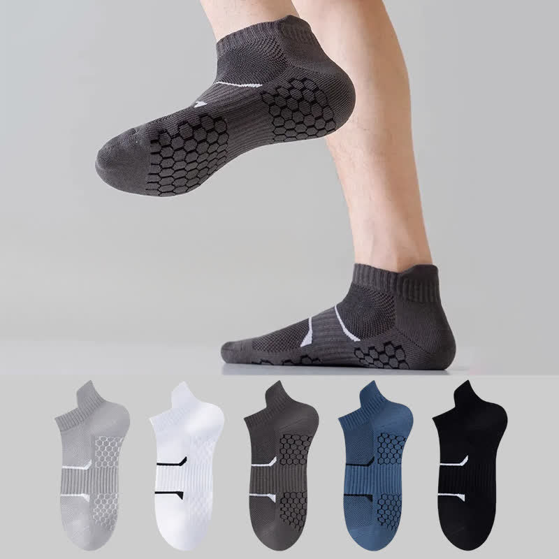 Plusock Breathable Grip Ankle Socks(6 Pairs) - image 0