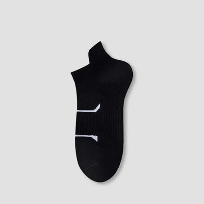Plusock Breathable Grip Ankle Socks(6 Pairs) - Black - EU38-44(US5-10) - image 5