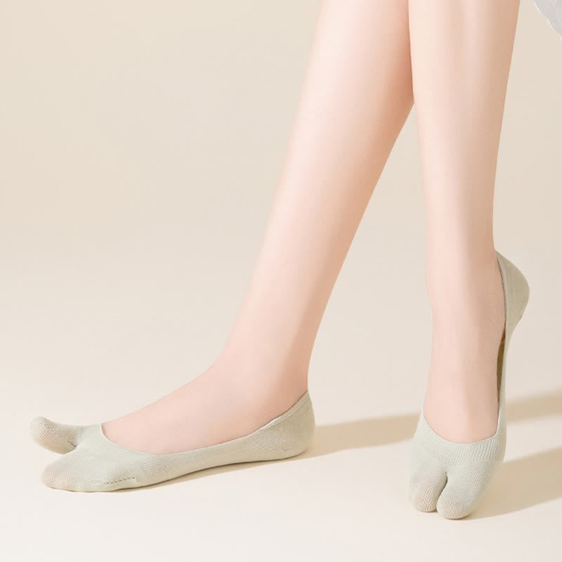Plusock Soft Tabi No Show Socks(3 Pairs) - image 5