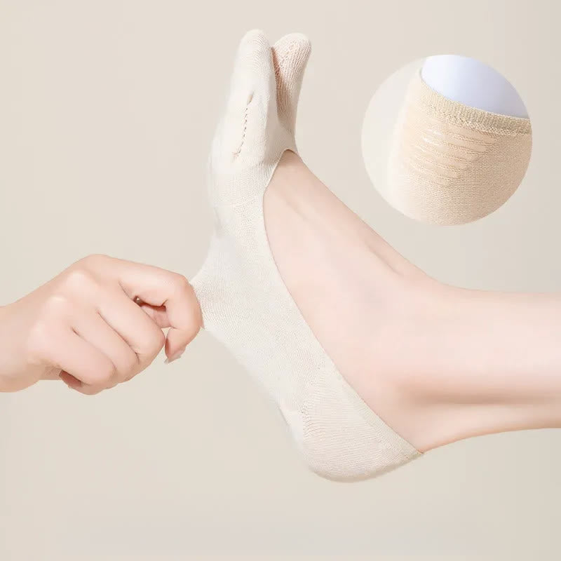 Plusock Soft Tabi No Show Socks(3 Pairs) - image 4