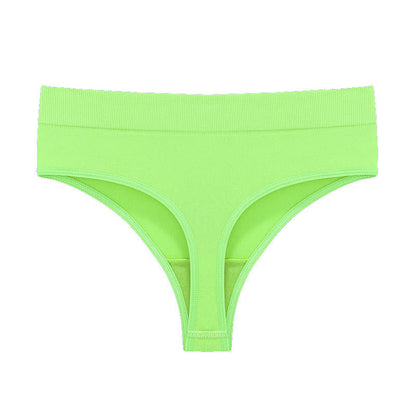 Plusock Soft Stretch Seamless Thong Panties(5 Packs) - Light Green - 3XL - image 19