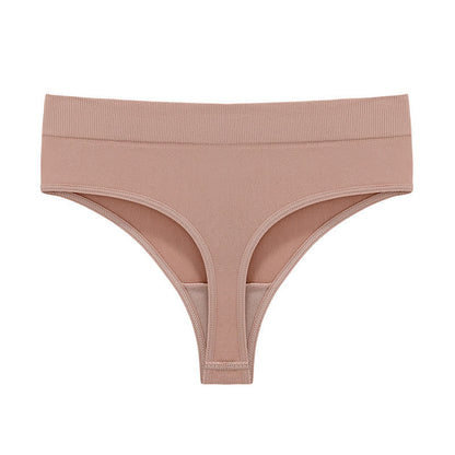 Plusock Soft Stretch Seamless Thong Panties(5 Packs) - Pink - 3XL - image 23