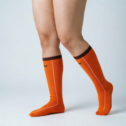 Plusock Colorblock Stripe Compression Socks(2 Pairs) - image 7