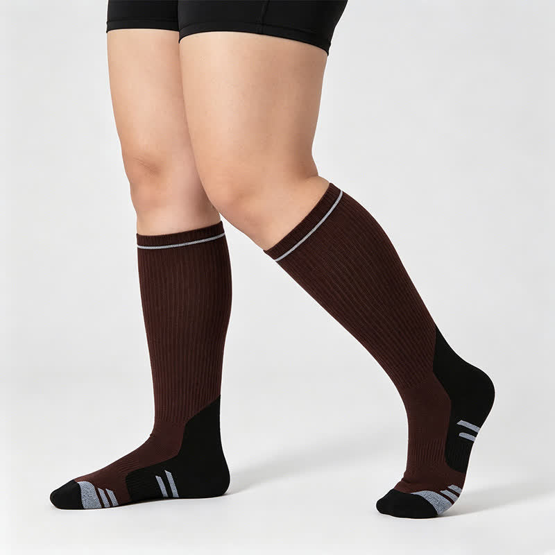 Plusock Varsity Stripe Compression Socks(2 Pairs) - image 3