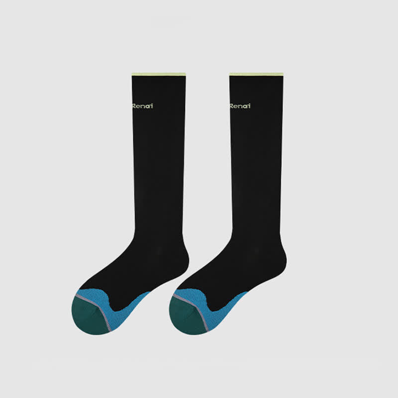 Plusock Varsity Stripe Compression Socks(2 Pairs) - Black - EU35-39(US2-6) - image 10