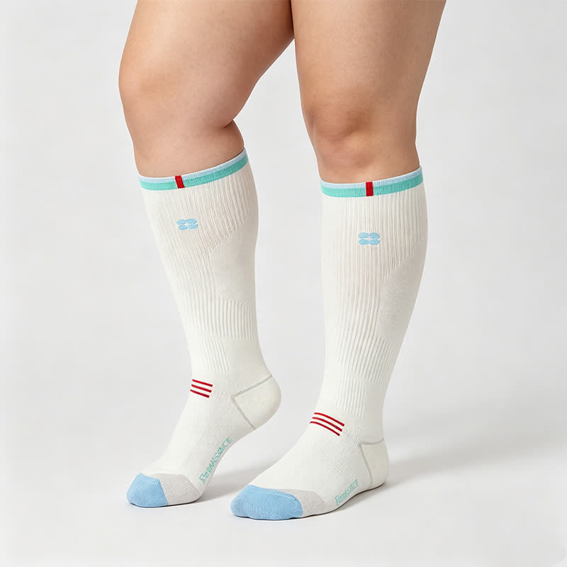 Plusock Varsity Stripe Compression Socks(2 Pairs) - image 1