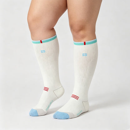 Plusock Varsity Stripe Compression Socks(2 Pairs) - image 1