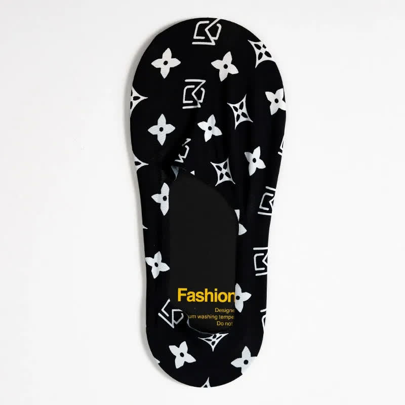 Plusock Playful Cartoon Animal Print No Show Socks(7 Pairs) - image 8