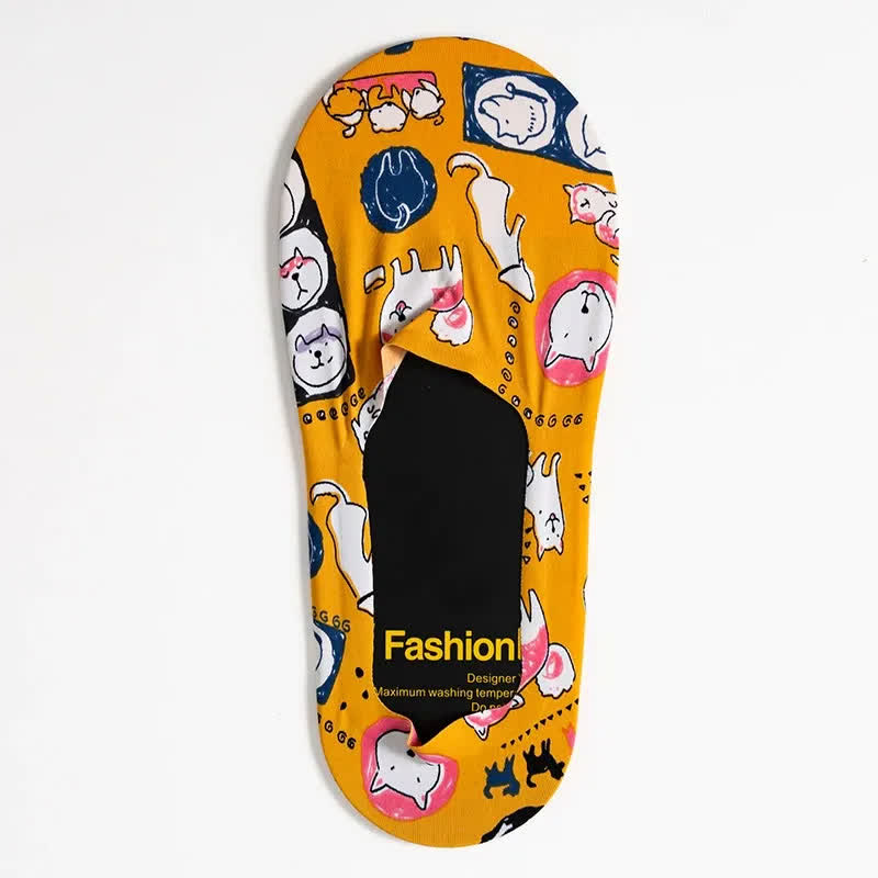 Plusock Graffiti No Show Socks(7 Pairs) - image 11