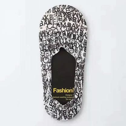 Plusock Graffiti No Show Socks(7 Pairs) - C - EU39-44(US6-10) - image 10