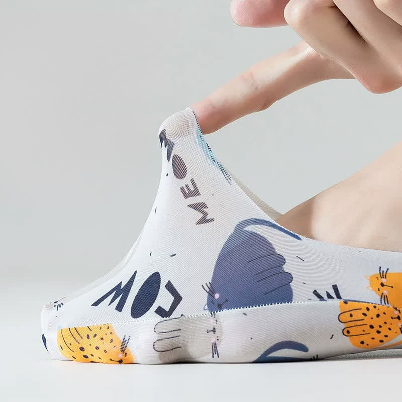 Plusock Graffiti No Show Socks(7 Pairs) - image 1