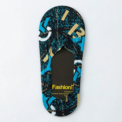 Plusock Graffiti No Show Socks(7 Pairs) - E - EU39-44(US6-10) - image 15