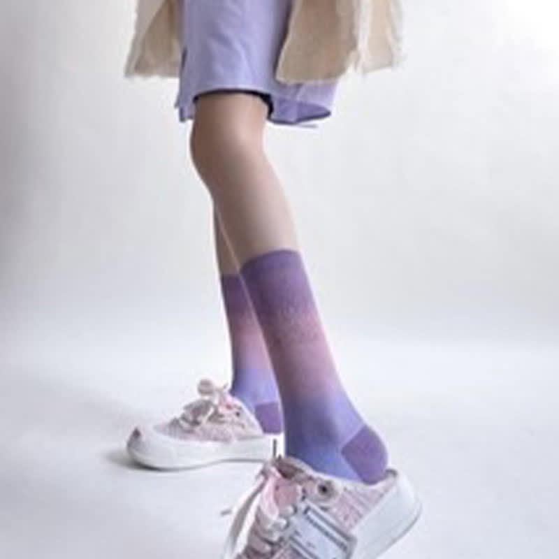 Plusock Sweet Gradient Quarter Socks(2 Pairs) - image 2