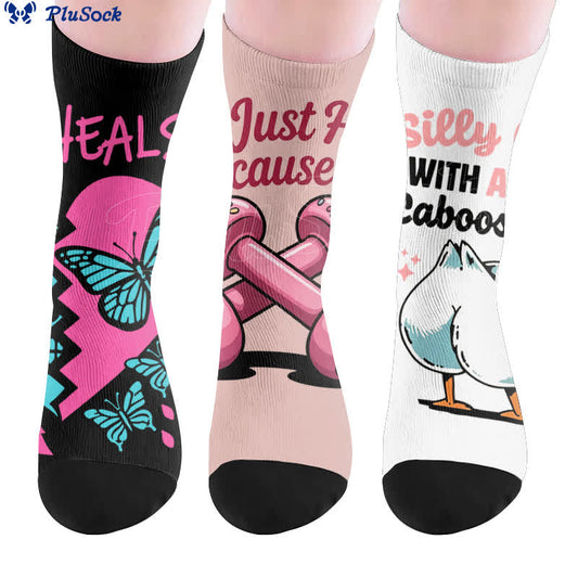 Plusock Alphabet Fitness Socks - image 0