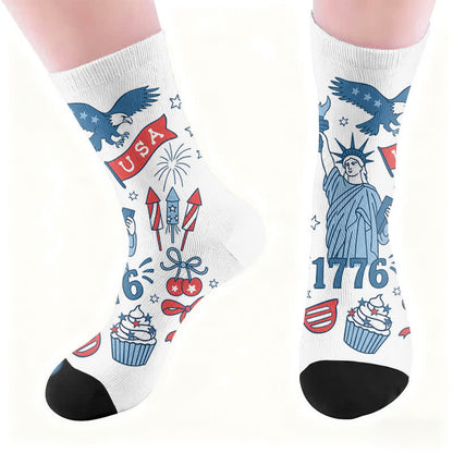 Plusock Flag letters Socks - image 4