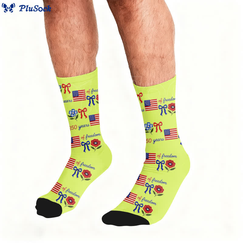 Plusock Flag letters Socks - image 3