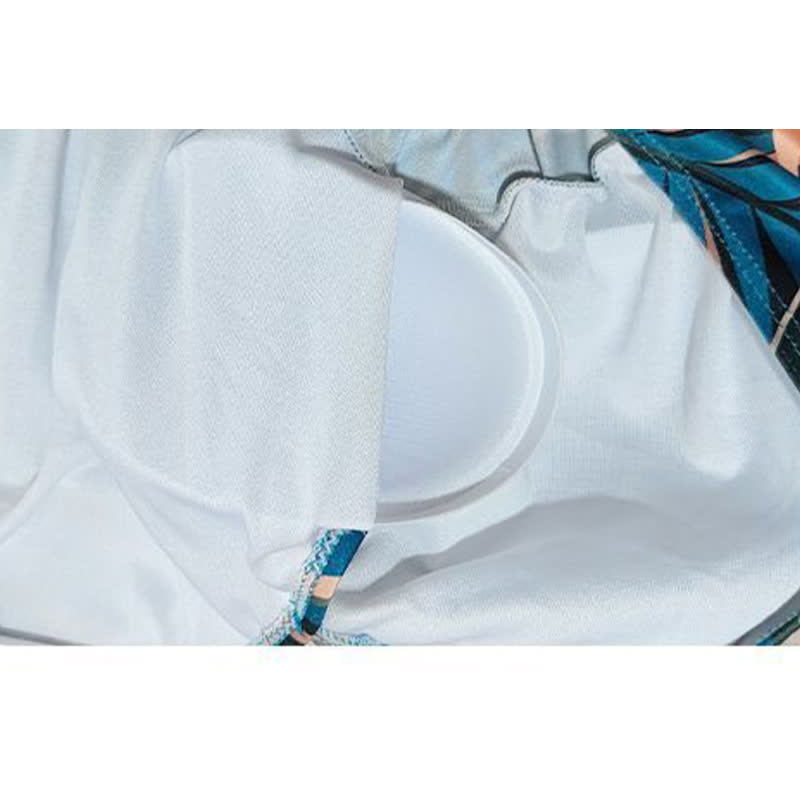 Plusock Tropical Leaf Wrap Swimwear - image 6