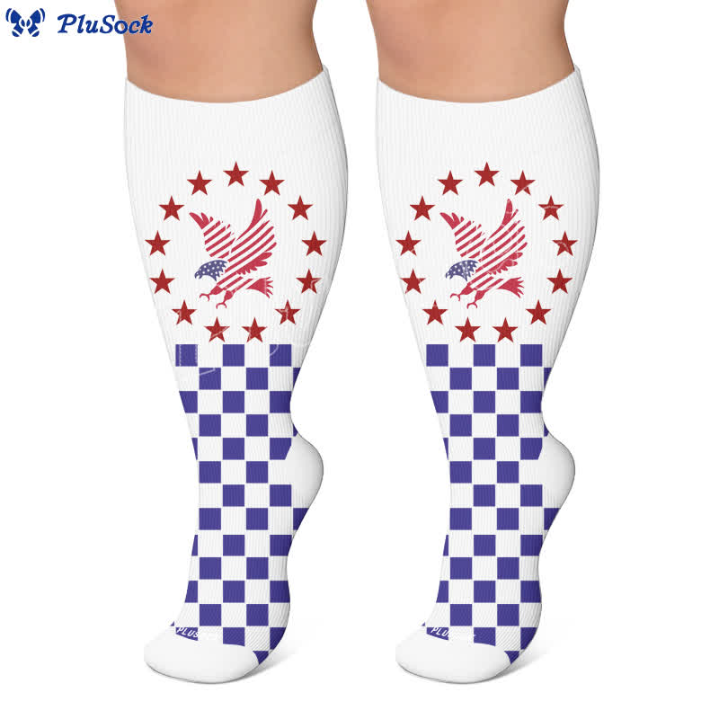 Plusock Plus Size Eagle Standard Compression Socks - image 7