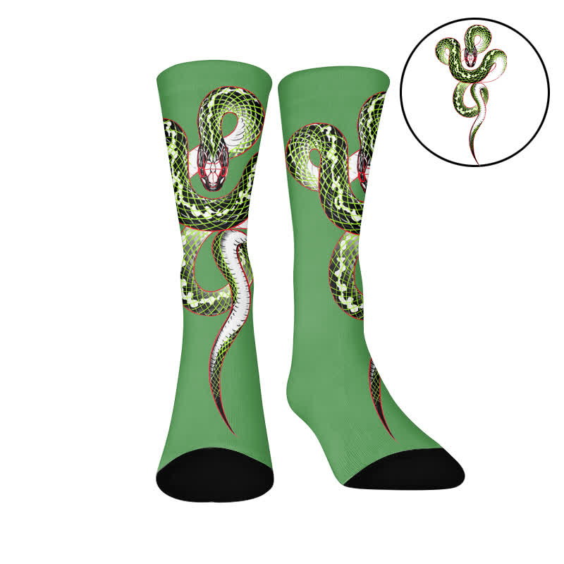Plusock Animal Poses Socks - Green(1 Pair) - EU37-44(US4-10) - image 7