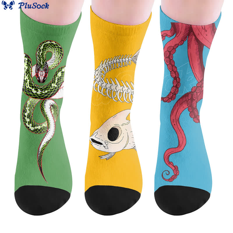 Plusock Animal Poses Socks - image 0