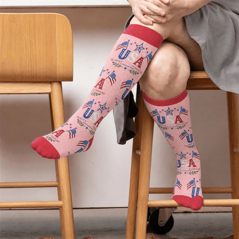 Plusock Plus Size Eagle Standard Compression Socks - image 2