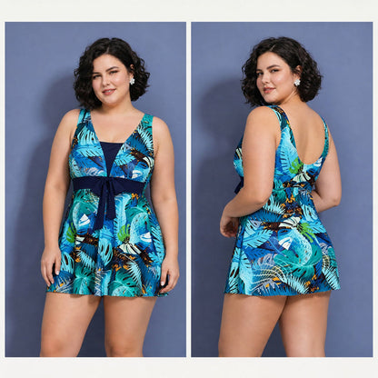 Plusock Tummy Control One Piece Print Swimwear - image 8