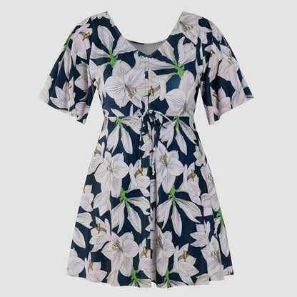 Plusock Black Floral Twist Front Swimwear - image 6