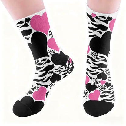 Plusock Sexy Heart Leopard Socks - image 4